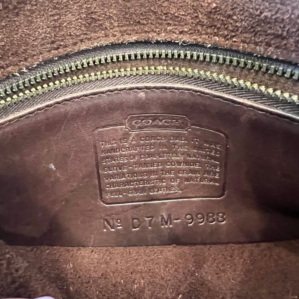 Coach Patricias Legacy 9988 Mahogany Brown Leather Crossbody Bag Vintage USA - Picture 4 of 11